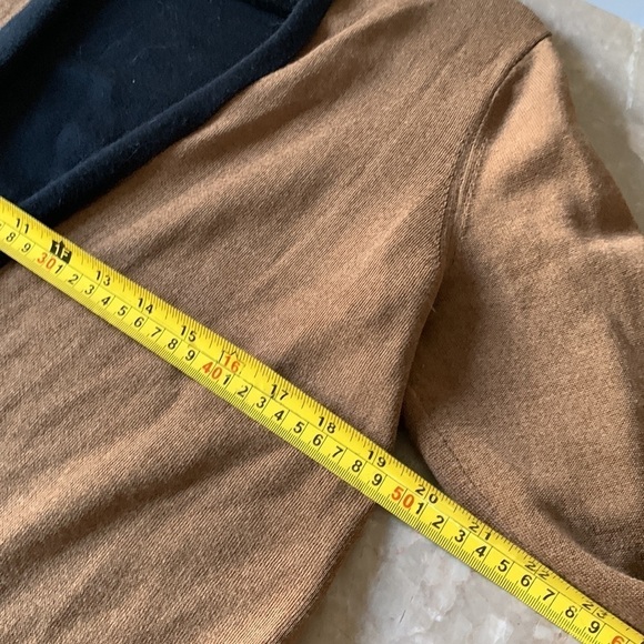 J‎ Jill Brown Duster Cardigan Sweater Open Front size S - Picture 11 of 11